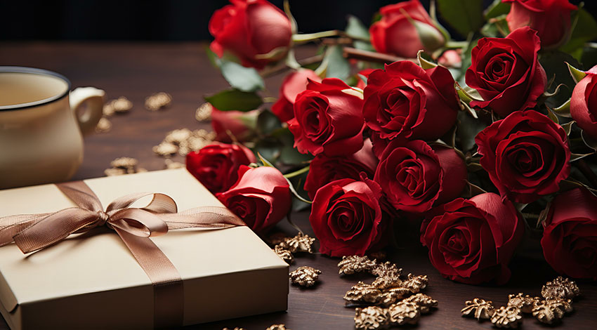 Rote Rosen sind ein Symbol der Liebe und Leidenschaft.  © Adobe Stock, shin project 